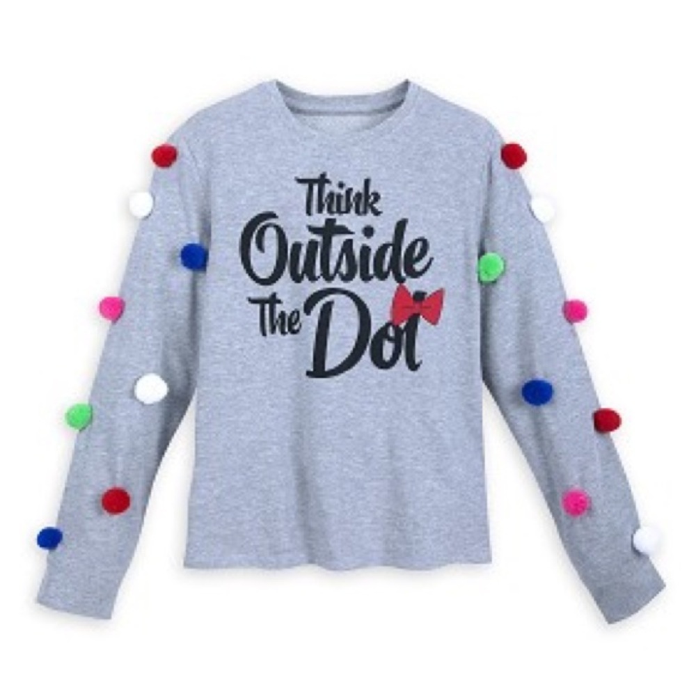 Disney Parks | Think Outside The Dot Sweatshirt size M